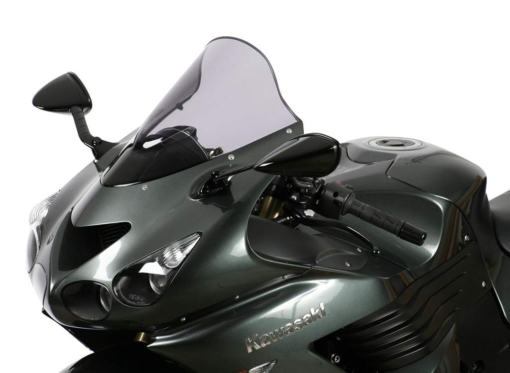 MRA Racingscheibe rauchgrau für Kawasaki ZZR 1400 ZZR 1400 Bj. 2006-2014 mit ABE von エムアールエー(MRA)