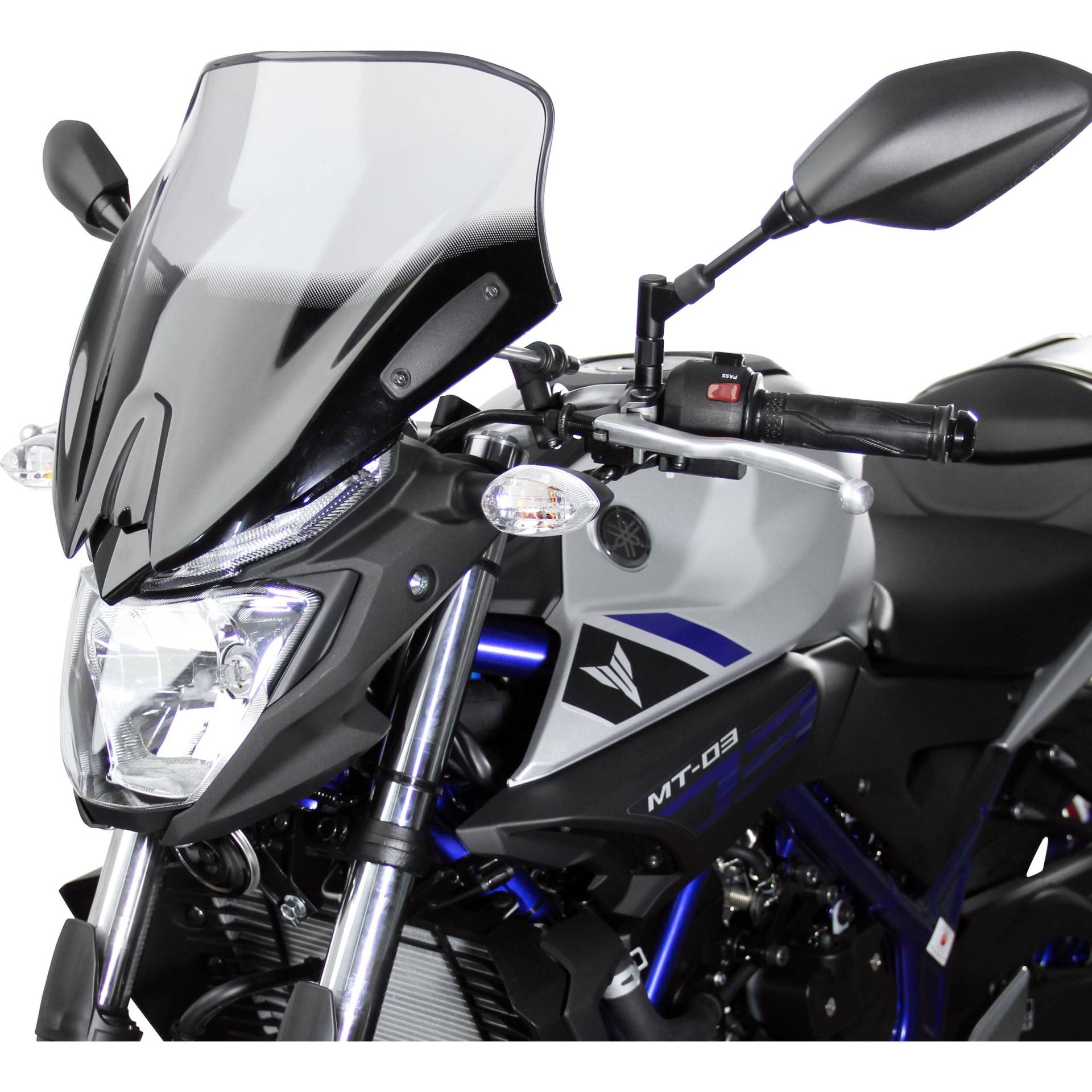 MRA Spoilerscheibe NSN getönt für Yamaha MT-03 RH07 von MRA