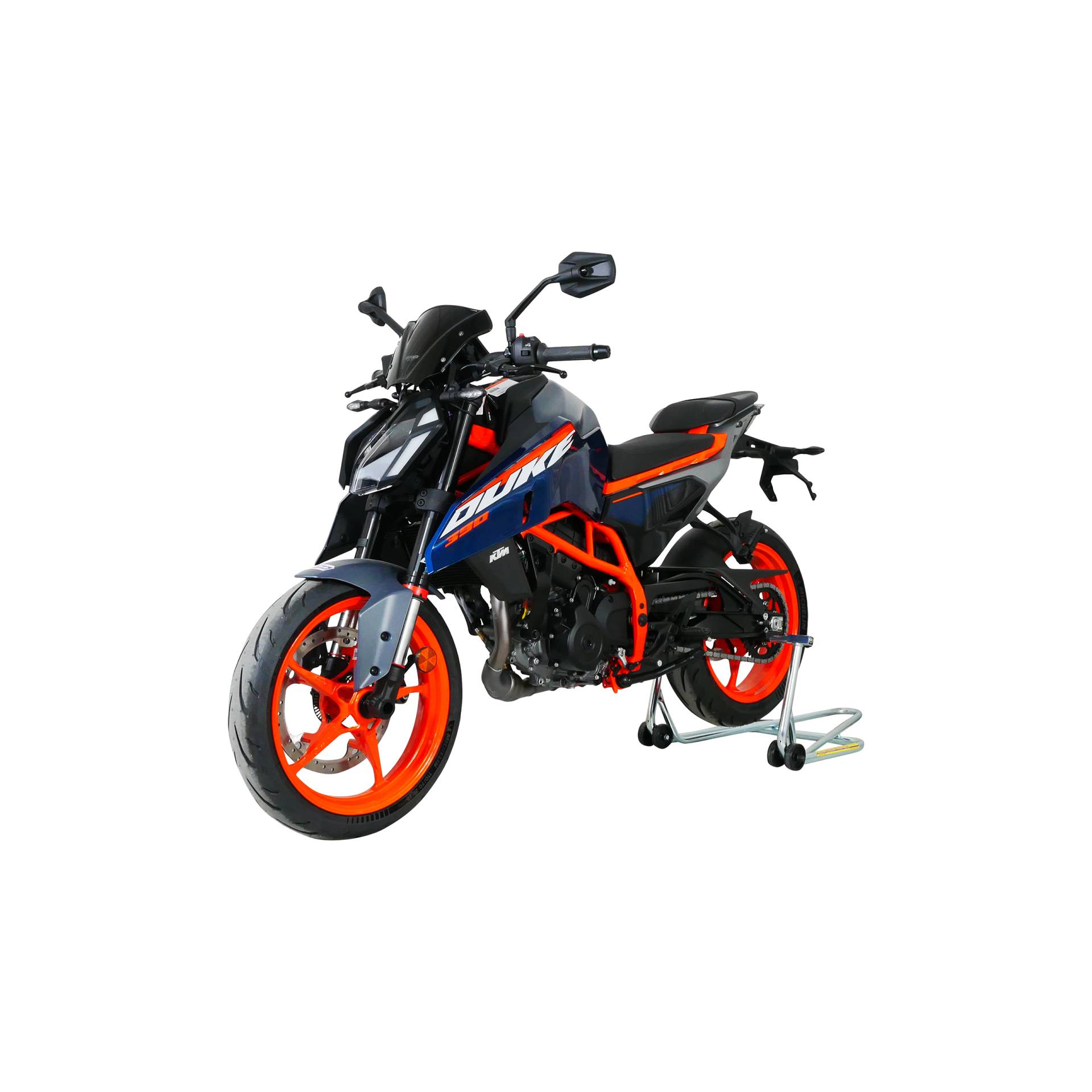 MRA Sportscheibe NSPM schwarz für KTM Duke 390 2024- von MRA