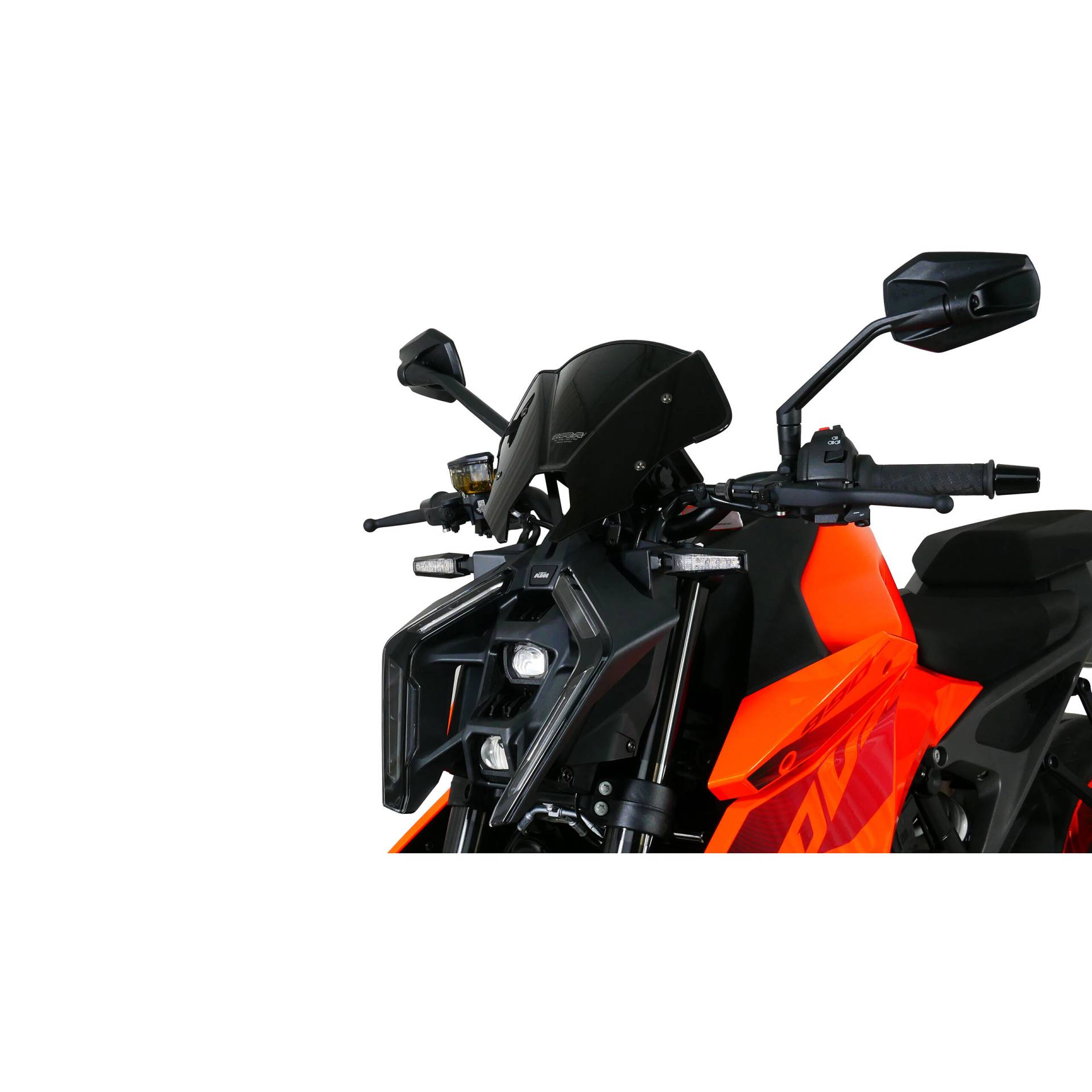 MRA Sportscheibe NSPM schwarz für KTM Duke 990 2024- von MRA