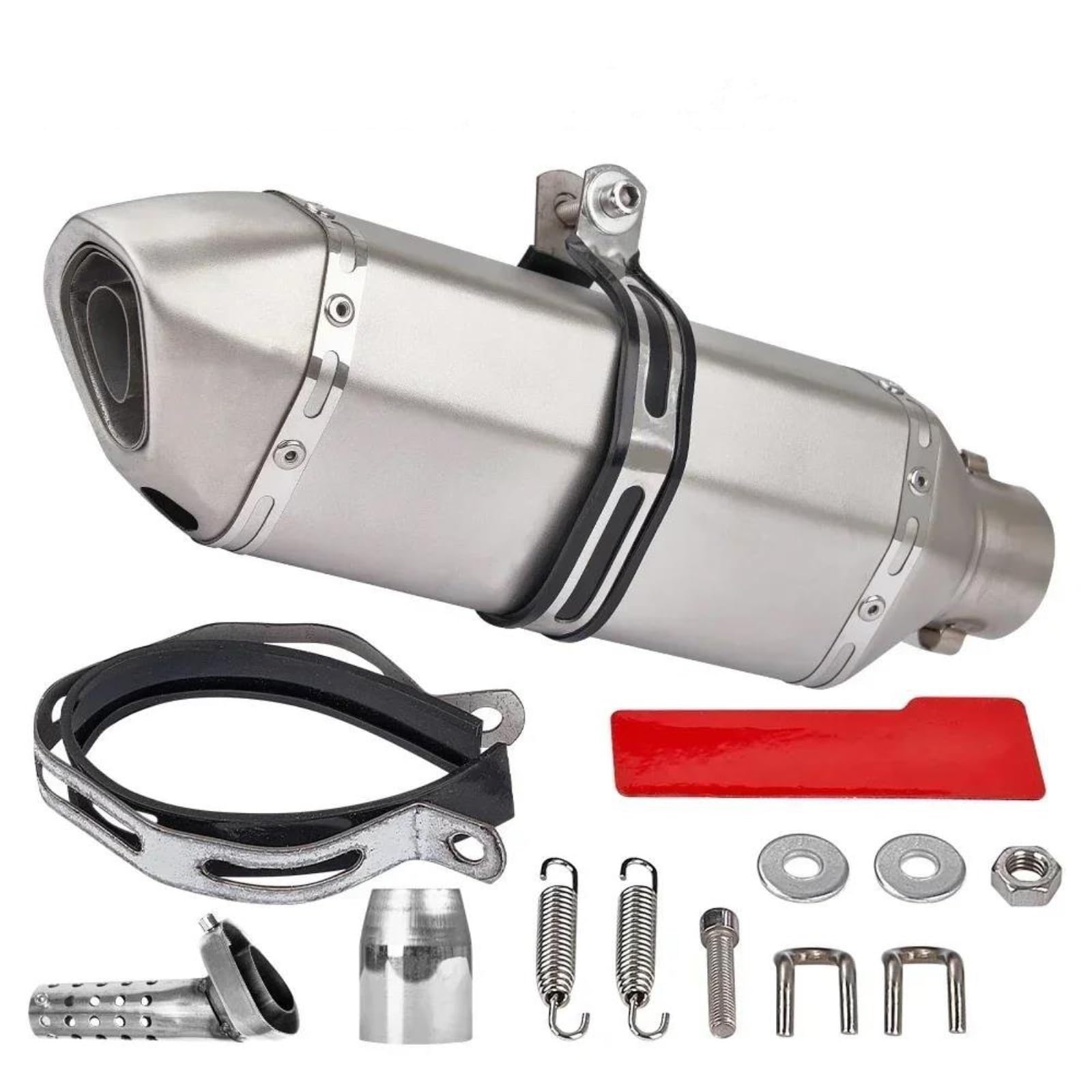 Modifizierter Motorradauspuff Für Y&amaha XJ6 MT07 MT09 MT03 Motorradzubehör 51 Mm(Titanfarbe) von MRBVHGPKUT