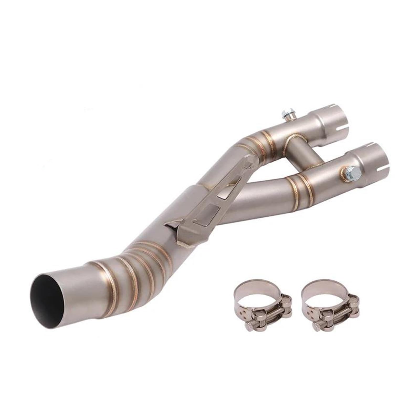 Motorradauspuff Mid Link Pipe Connect Schalldämpfer Für Y&amaha YZFR1 R1 R1M MT10 2015 2016 2017 2018 2019 2020 2021 2022 von MRBVHGPKUT