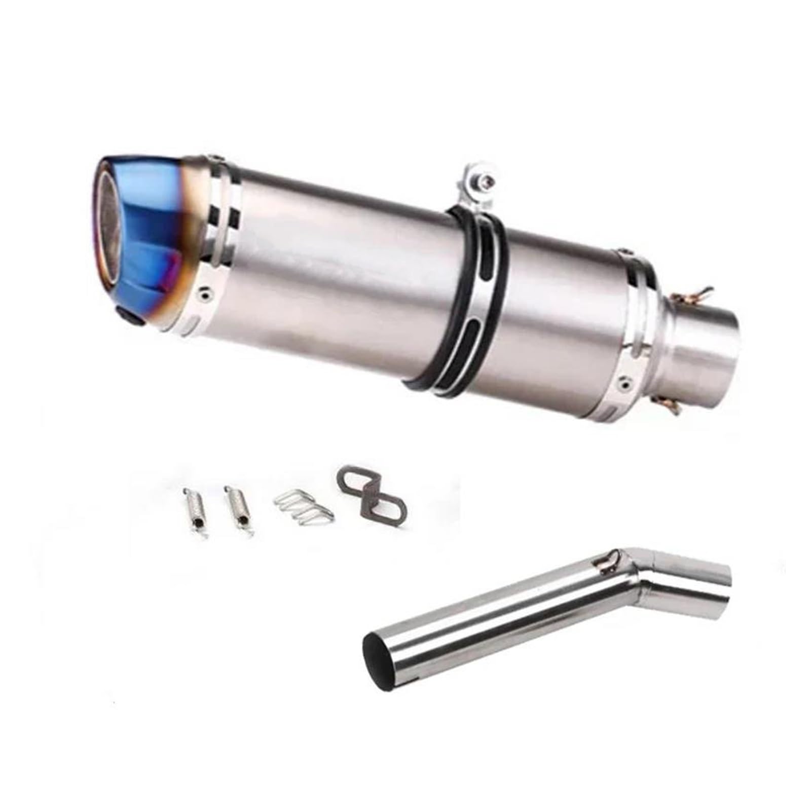 Motorradauspuff Moto Escape Mid Link Pipe Muffler Für Y&amaha FZS 600 Für Fazer 1998 1999 2000 2001 2002 2003(C) von MRBVHGPKUT