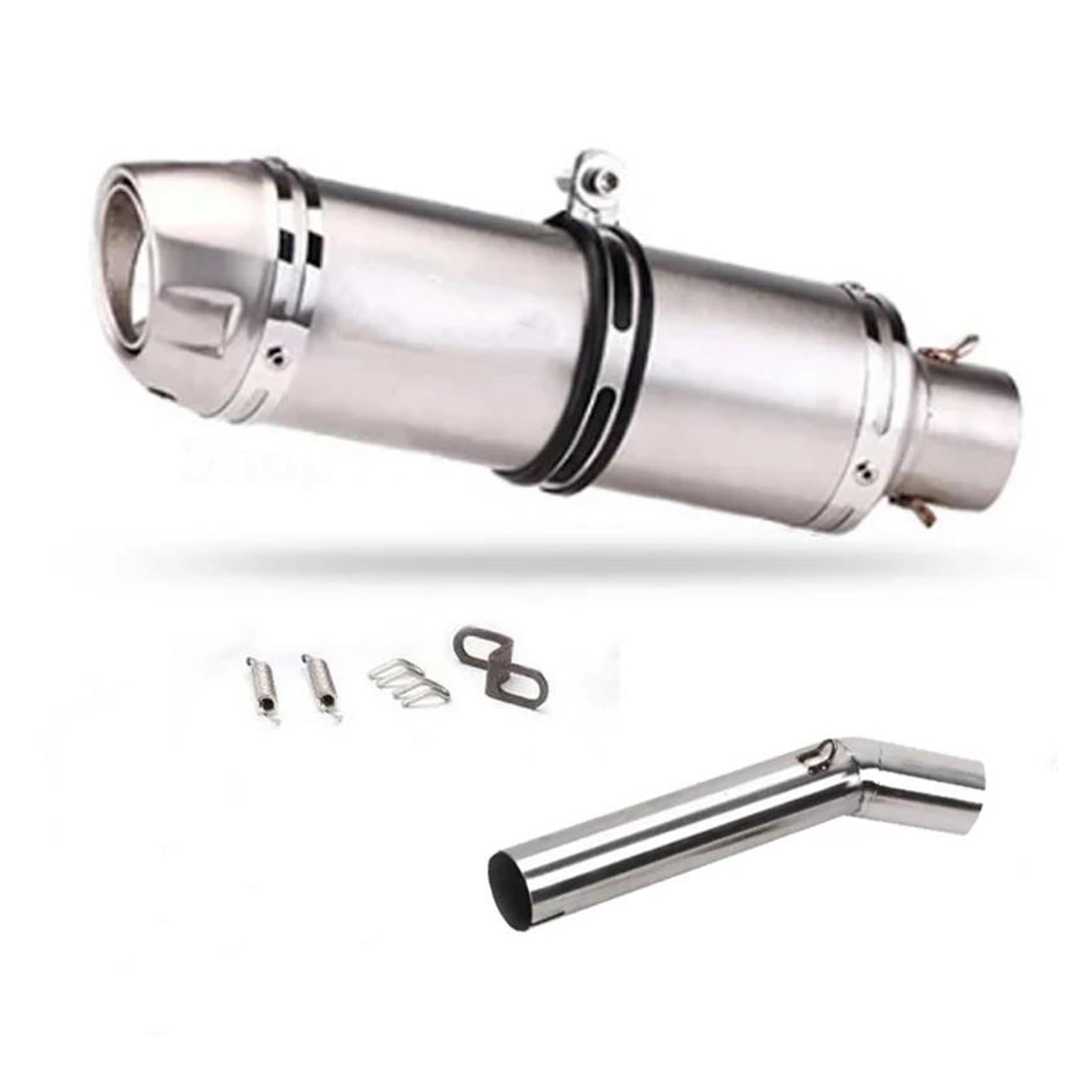 Motorradauspuff Moto Escape Mid Link Pipe Muffler Für Y&amaha FZS 600 Für Fazer 1998 1999 2000 2001 2002 2003(D) von MRBVHGPKUT