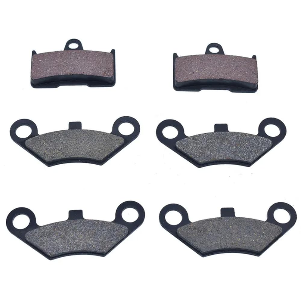 3 Paar metallische Bremsbeläge vorne hinten kompatibel mit CF500 500CC CF600 600CC X5 X6 X8 U5 ATV UTV von MRHZKE