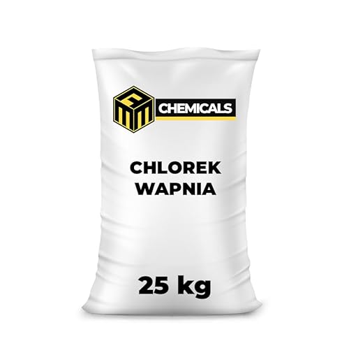 MRM Chemicals Calciumchlorid Flocken 25 kg Kalziumchlorid 77% Lösung Flakes Streusalz Luftentfeuchter Wasseraufbereitung Lebensmittelzusatz E509 Käseherstellung, GroßPackung von MRM Chemicals