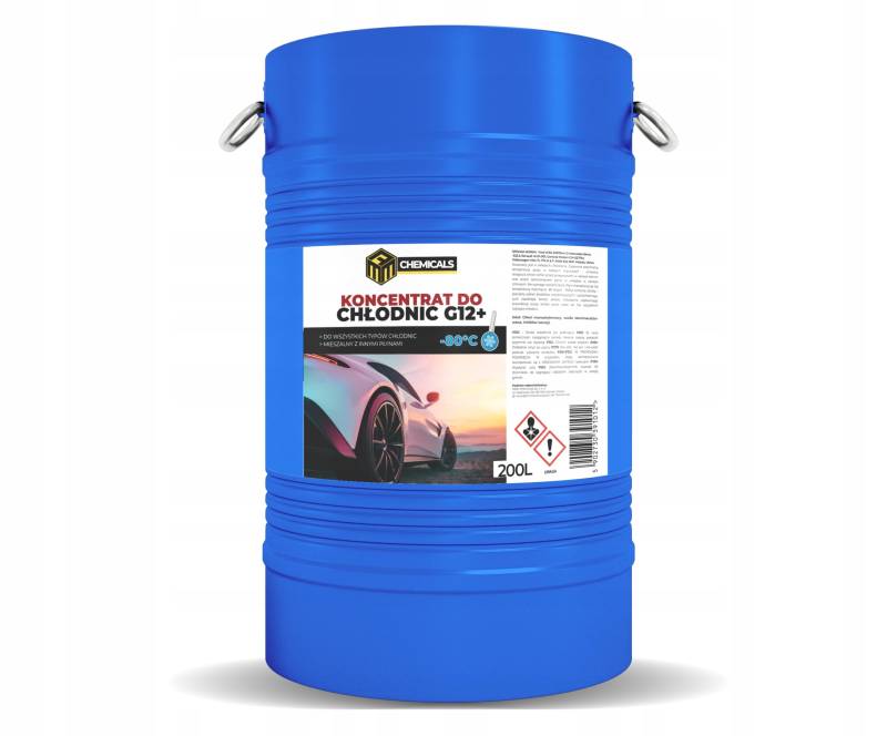 MRM Chemicals Kühlerfrostschutz G12 Konzentrat 200L Liter -80°C Frostschutzmittel Antifreeze Kühlmittel Auto Blau Hochwertige, für alle Motoren und Kühlern von MRM Chemicals