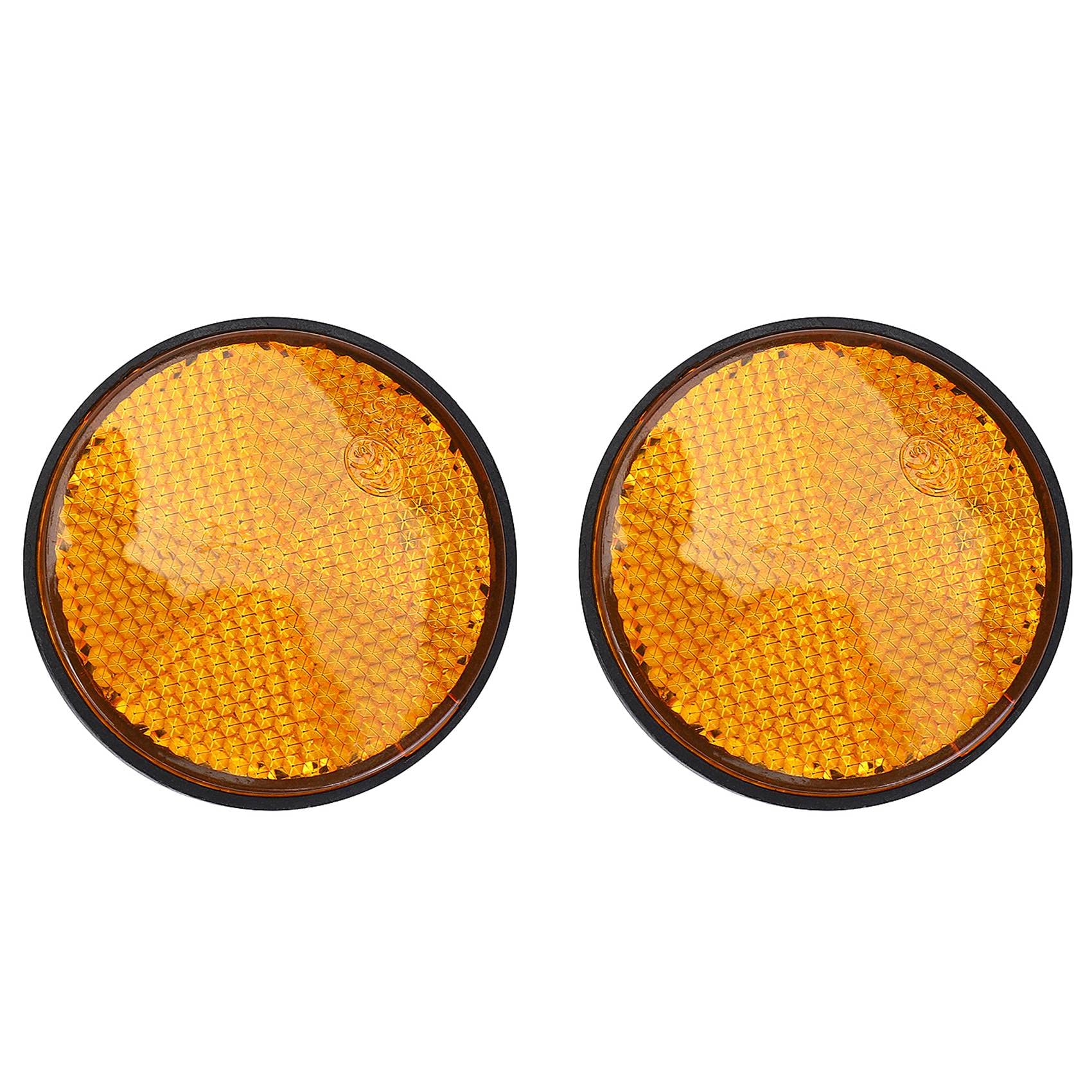 MRNHA 2pcs 2 Runde Orange Universal FÜR Motorrad ATV Dirt Bike von MRNHA