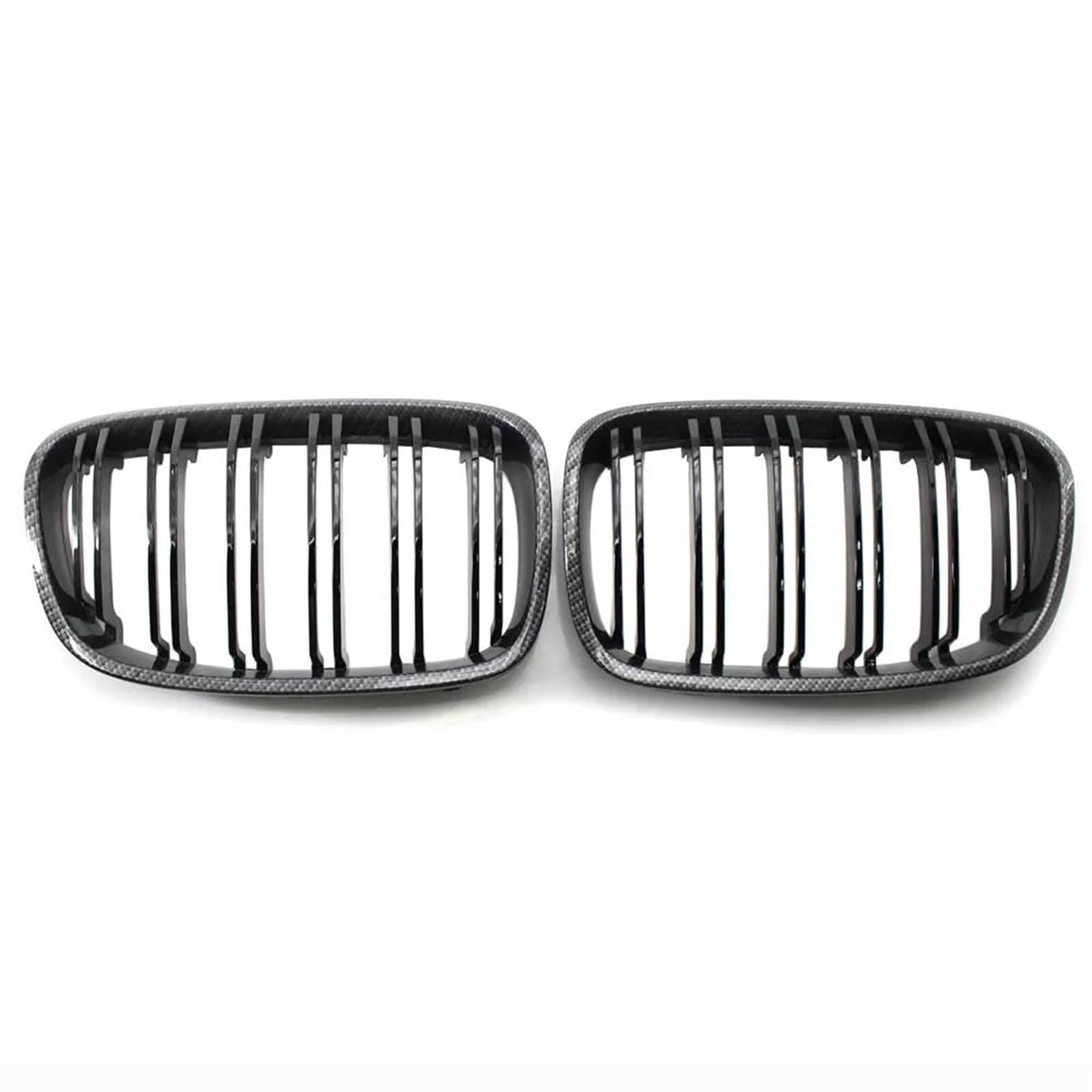 Frontstoßstangen-Kühlergrill Für B&MW 1er F20 F21 125i 118i 116I 125B 2010-2014 Auto-Frontstoßstange Nierengrill Haubengrills(Carbon fiber pattern) von MRNQCB