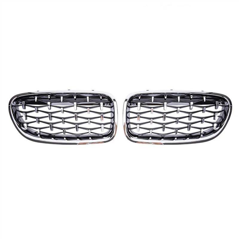 Frontstoßstangen-Kühlergrill Für B&MW 5 Series F10 F11 F18 520 523 525 530i M5 2010-2017 Auto Front Nieren Stoßstange Grill Gitter Rennsportgrill(All Silver) von MRNQCB