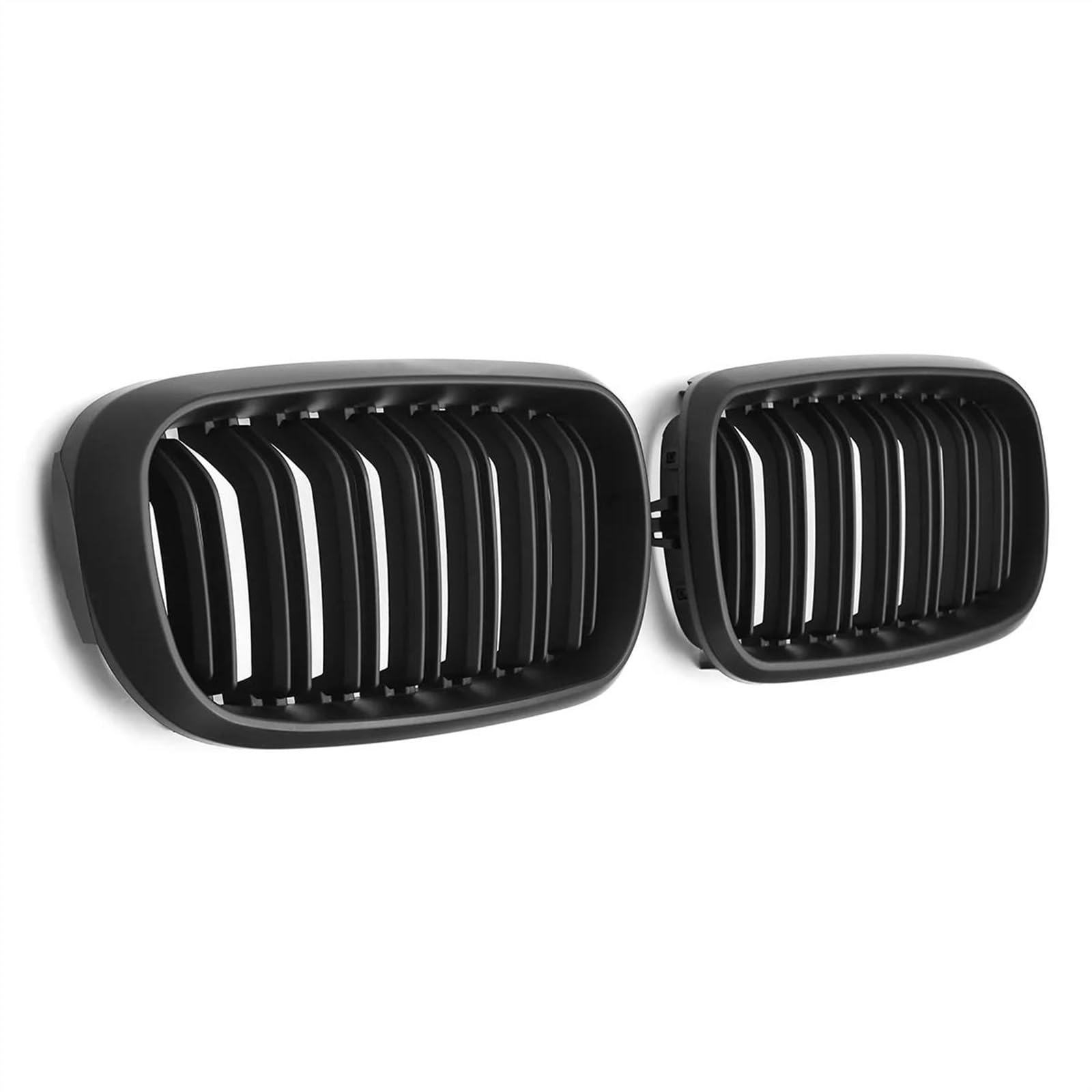 Frontstoßstangen-Kühlergrill Für B&MW F15 F16 X5 X6 2014-2017 Auto Doppellamellen Frontniere Renngitter Ersatz-Renngitter(Matte 2 Slats) von MRNQCB