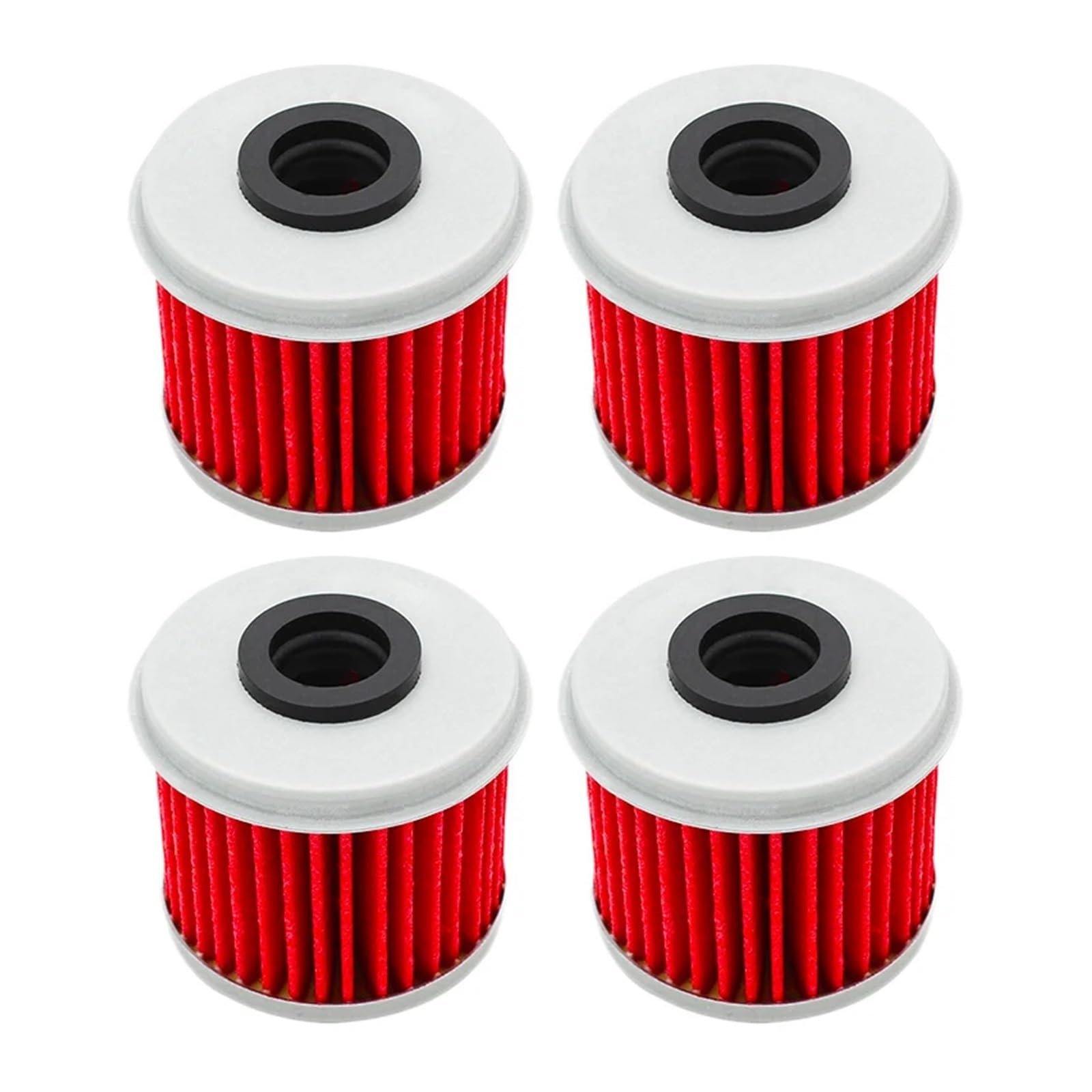 Motorrad Teile Öl Filter for CRF150F CRF150R CRF250R CRF250RX CRF250X CRF450L CRF450X CRF450R CRF450RL TRX450R TRX450ER(4pcs-red) von MRNVOGUN