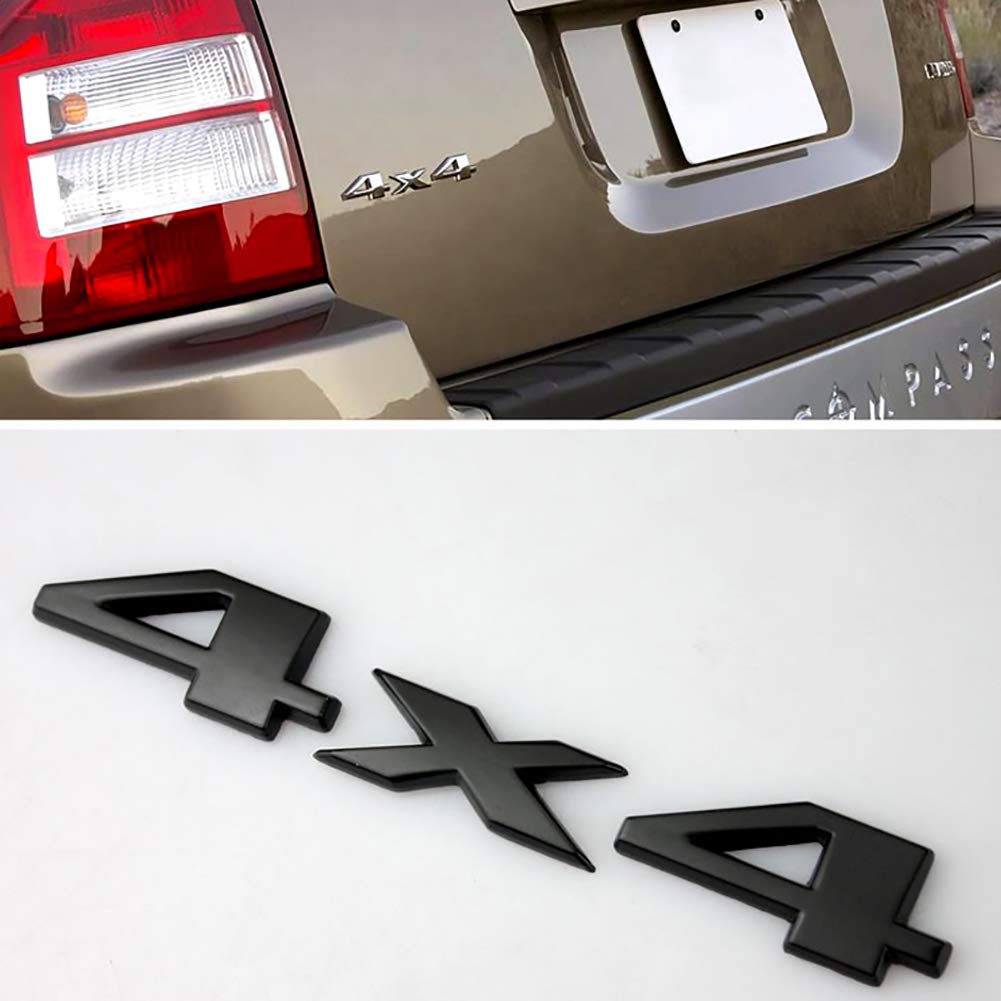 4x4 Auto Car Aufkleber Stilvoller 3D -Metall -Emblem -Abzeichen wasserdichte Anti - -Öl -Proof -Aufkleber für Autokörper -Armaturenbrett Motorrad -Scooter Kunststoff Aluminium von MRSTORY