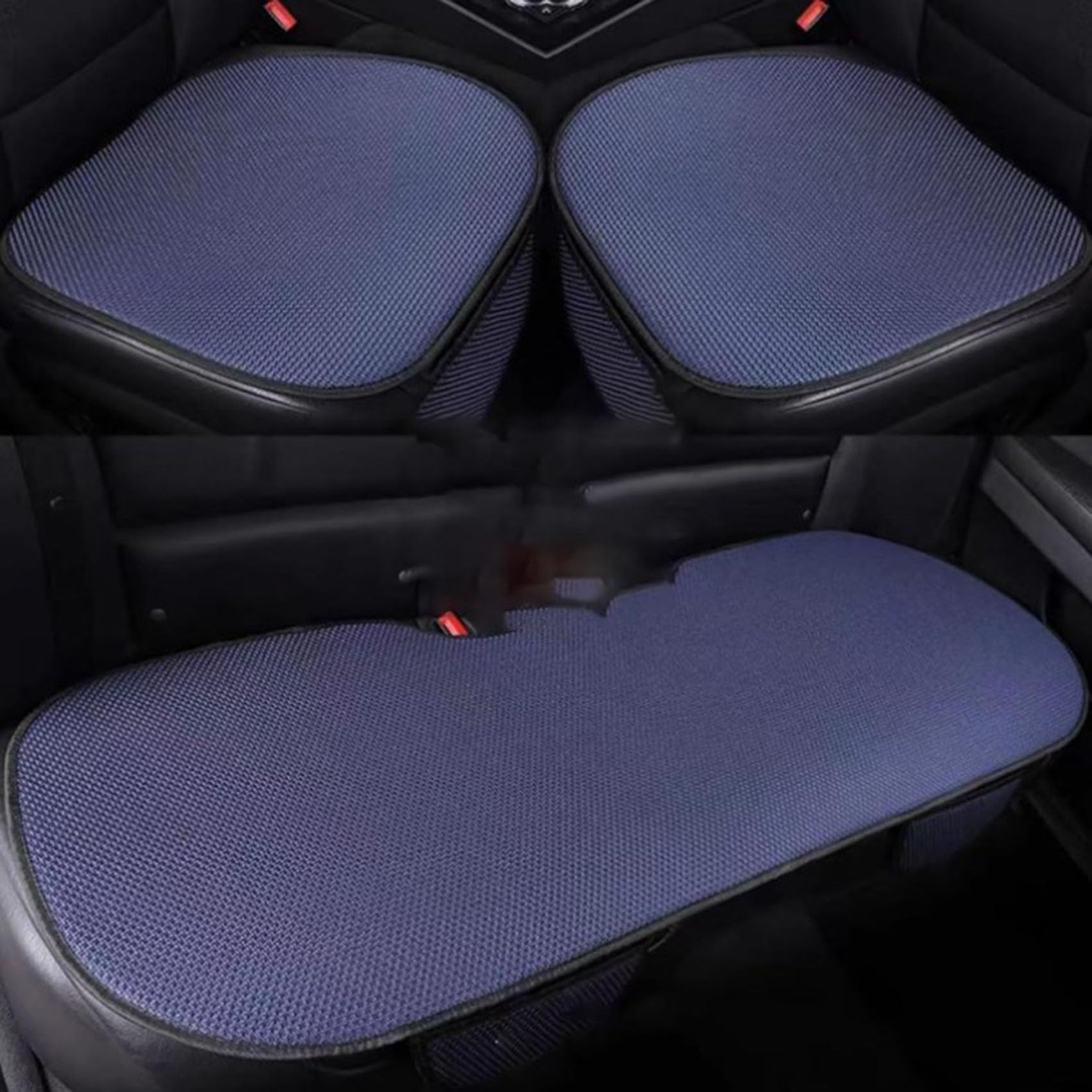 MRSYZDRM Auto Sitzbezüge Sets für Toyota Corolla 2014-2018,Eisseide Autositzbezüge Set Schonbezüge Sitzbezug Sitzauflagen Sitzschoner Innenraum Zubehör,A-Blue-Full Set von MRSYZDRM