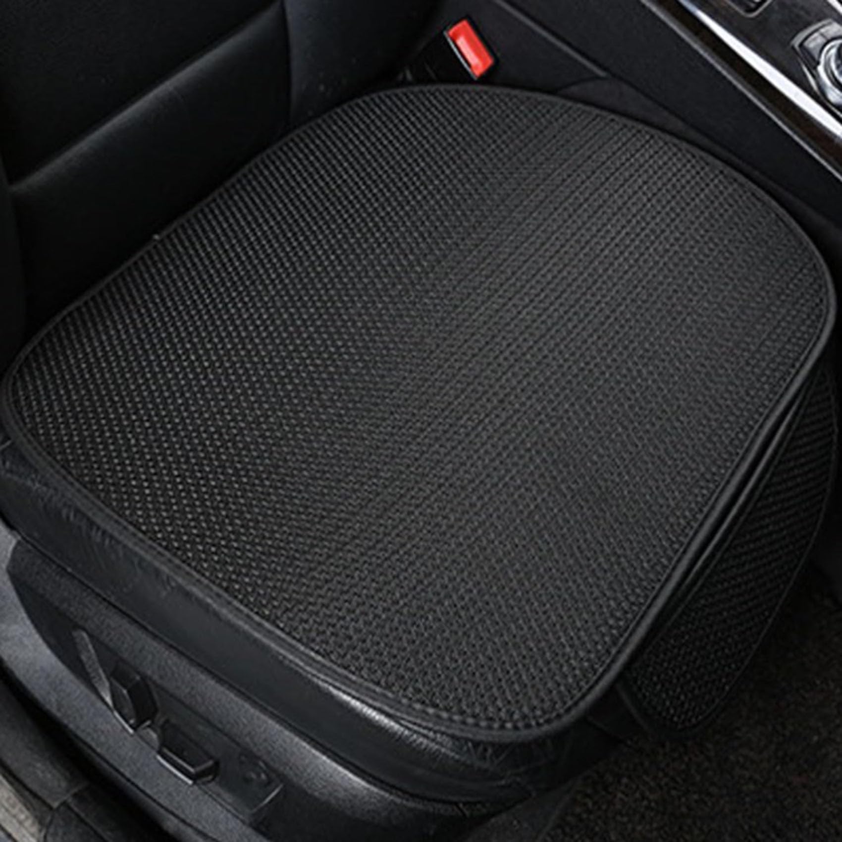 MRSYZDRM Auto Sitzbezüge Sets für Toyota Prius 2013-2016,Eisseide Autositzbezüge Set Schonbezüge Sitzbezug Sitzauflagen Sitzschoner Innenraum Zubehör,A-Black-Front Seat-1 Pcs von MRSYZDRM