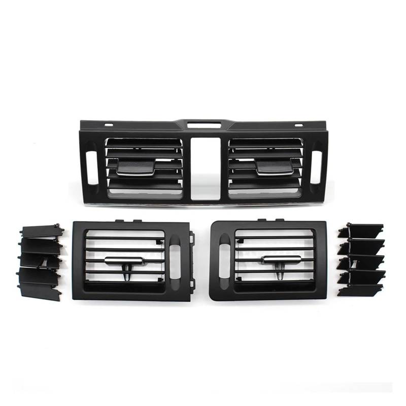 A/C Klimaanlage Steckdose Für Benz Für W204 Für C Klasse 180 200 220 230 260 300 2007-2011 3PCS Vorne Mitte Klimaanlage AC Vent Grille Outlet Abdeckung Lüftungsgitter(-LHD-Model B Set) von MSDDWL