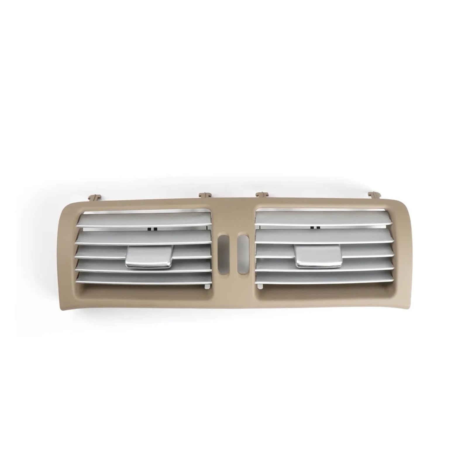 A/C Klimaanlage Steckdose Für Benz Für W251 Für R Klasse Vordere Reihe Wind Mittleren Mittelkonsole Klimaanlage Vent Grill Outlet Panel 2518300554 Lüftungsgitter(-Beige Silver) von MSDDWL