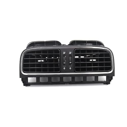 A/C Klimaanlage Steckdose Für Kreuz Für Polo 5 6R Für Limousine Für GTS Für 2011-2013 Front Dashboard Klimaanlage Auslass Vent 6R0819703/704/728 Lüftungsgitter(-04-Matte Black M Chrome) von MSDDWL