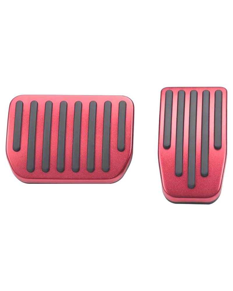 autopedal 2X Für Teslaes Für Modell 3 Y 2021 2022 Aluminium Legierung Accelerator Bremse Pedale Pad Anti-Slip Rest Pedale Abdeckung bremspedalabdeckung(Red) von MSDDWL