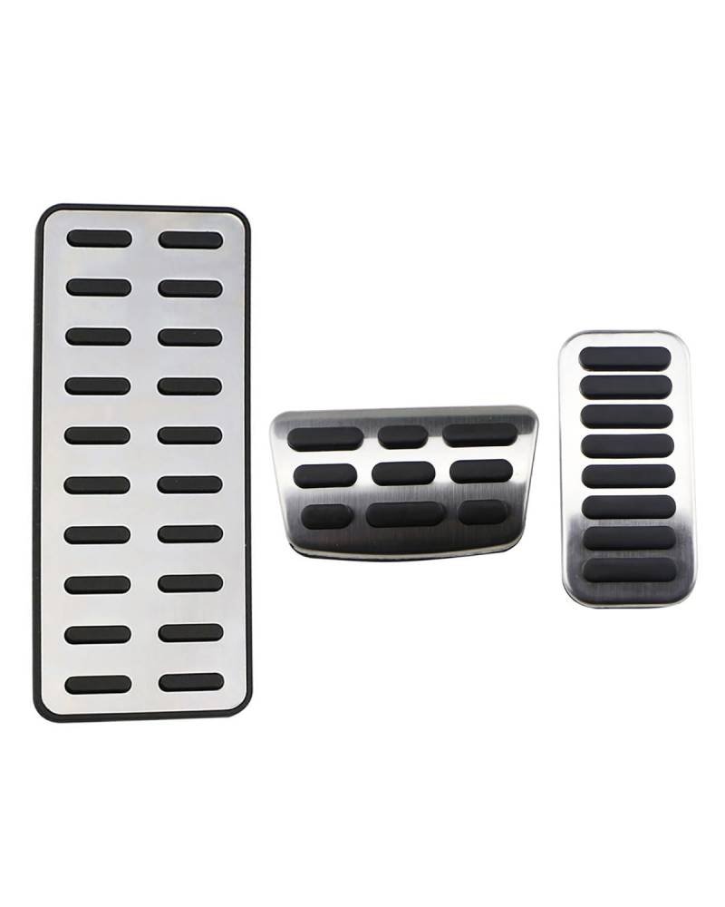 autopedal Für Kia Für Soul 2009 2010 2011 2012 2013 2014 Bremse Restfoot Pedale Pads MT at Edelstahl Auto Fußpedalabdeckung ﻿ bremspedalabdeckung(3 pcs3) von MSDDWL