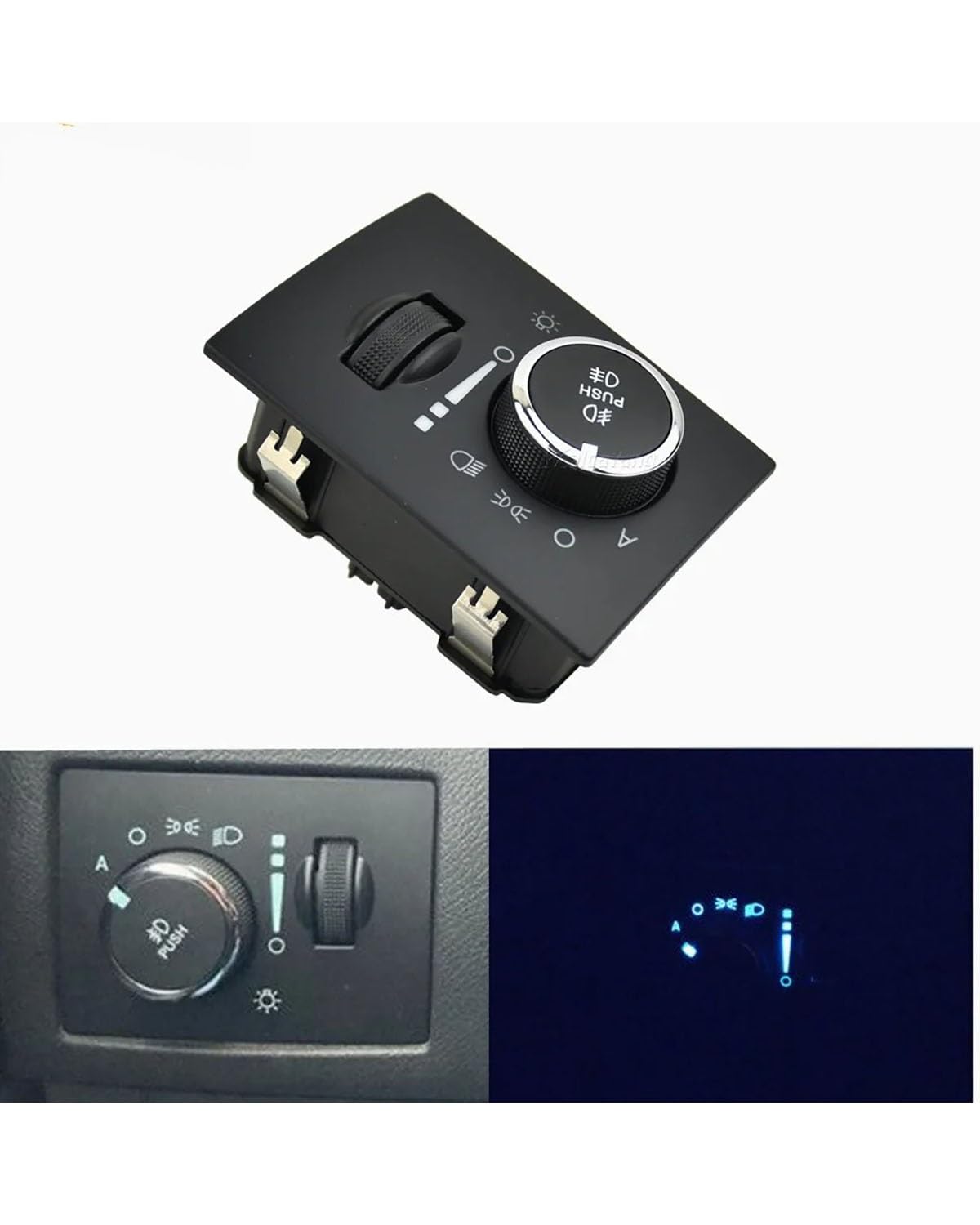 Auto Scheinwerferschalter Für Chrysler 300C 2006 2007 Für Jeep Für Grand Auto Scheinwerfer Nebel Lampe Schalter 68189148AA 68189156AA 98258718AA Auto Scheinwerfer Lichtschalter von MSDDWL