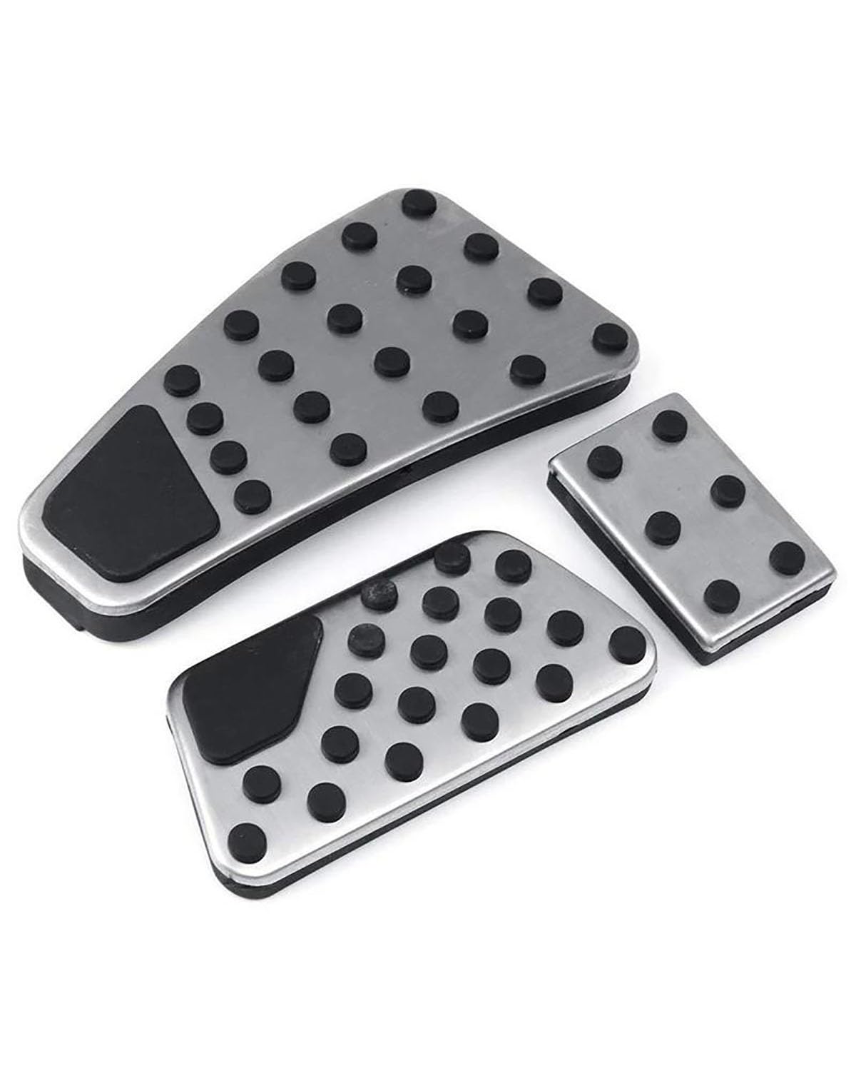 Bremse Pedalkappen Abdeckung 3 Stücke Estahl Auto Fußpedale Für Dodge Ram 1500 2500 3500 Klassische ASV Ram 2009~2022 Gaspedal Bremse Nicht-Slip Pedal Pad Pedalauflagen von MSDDWL