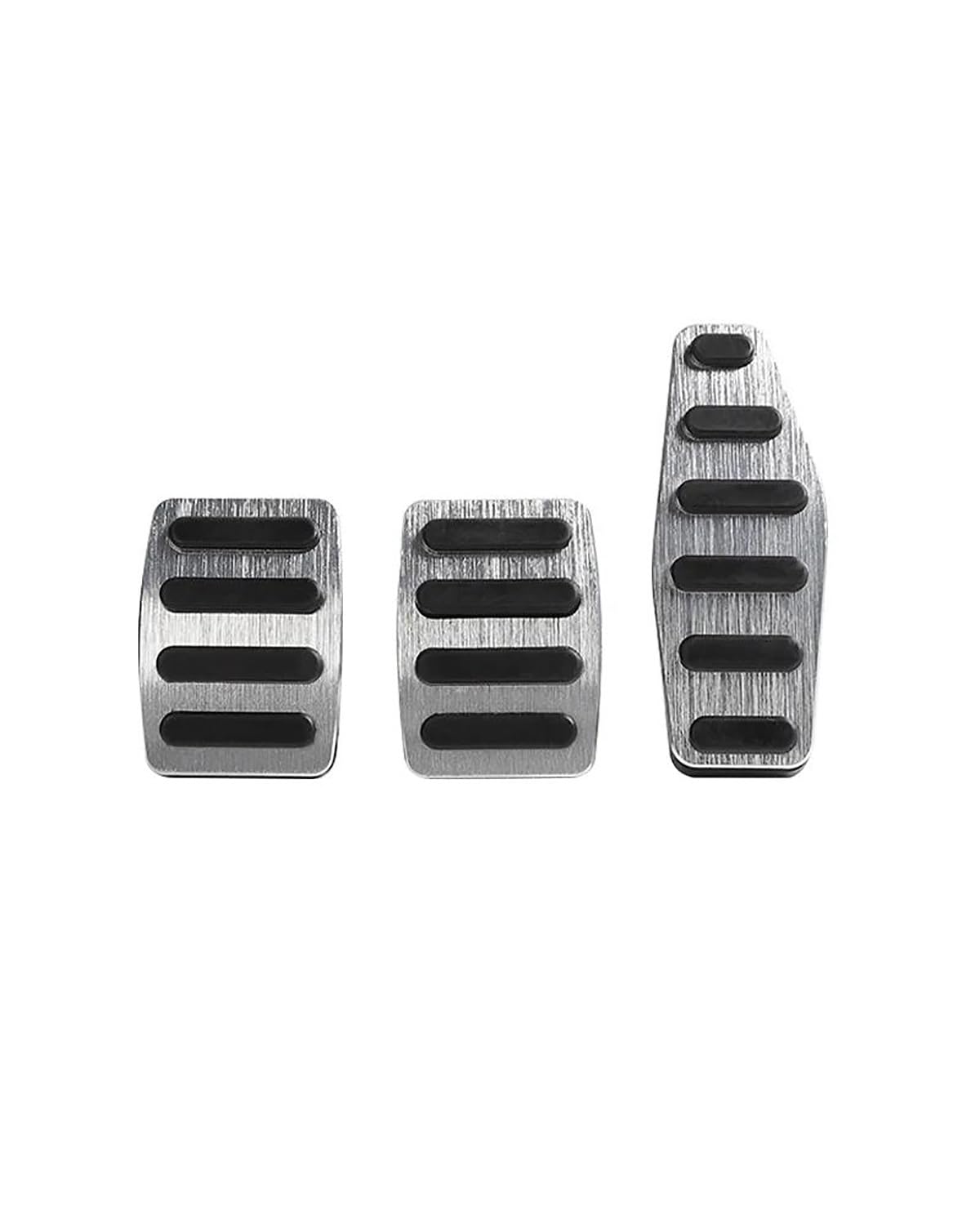 Bremse Pedalkappen Abdeckung Für Suzuki Für Jimny Für Sierra JB64 JB74 2019-2022 Auto Fußstütze Pedal Gaspedal Kraftstoff Bremspedale Abdeckung Anti-Rutsch-Pads Pedalauflagen(MT 3pcs Silver) von MSDDWL