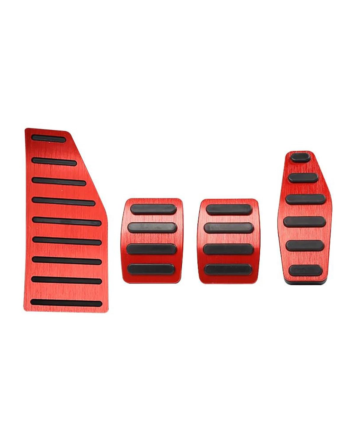 Bremse Pedalkappen Abdeckung Für Suzuki Für Jimny Für Sierra JB64 JB74 2019-2022 Auto Fußstütze Pedal Gaspedal Kraftstoff Bremspedale Abdeckung Anti-Rutsch-Pads Pedalauflagen(MT and Rest Red) von MSDDWL