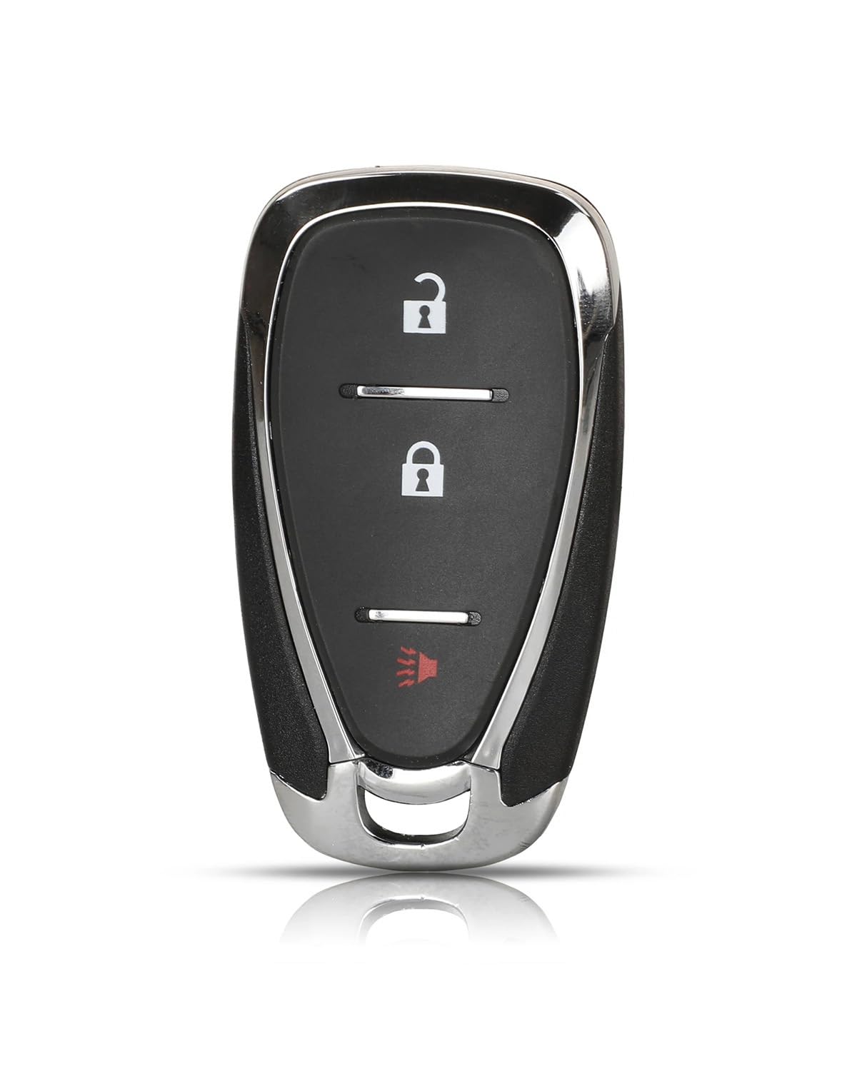 Funkschlüsseletui 2/4/5/6 Tasten Fernbedienung Auto Schlüssel Shell Fob Fall Für Camaro Für Equinox Für Cruze Für Malibu Für Spark Für Smart Key Autoschlüsselhülle(3BUTTONS with Panic) von MSDDWL