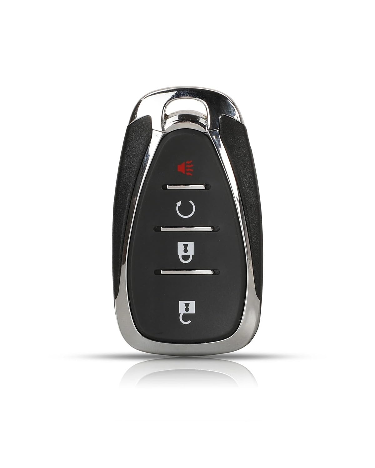 Funkschlüsseletui 2/4/5/6 Tasten Fernbedienung Auto Schlüssel Shell Fob Fall Für Camaro Für Equinox Für Cruze Für Malibu Für Spark Für Smart Key Autoschlüsselhülle(4BUTTONS Panic) von MSDDWL