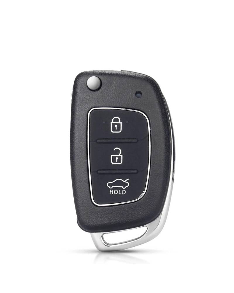 Funkschlüsseletui 20 Stücke 3/4BTN Auto Remote Key Fob Shell Für Hyundai Für HB20 Für Santa FE Für IX35 IX45 Für Accent Für I40 Flip Klapp Schlüssel Fall Autoschlüsselhülle(HY20,Type A) von MSDDWL