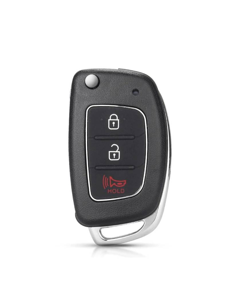 Funkschlüsseletui 20 Stücke 3/4BTN Auto Remote Key Fob Shell Für Hyundai Für HB20 Für Santa FE Für IX35 IX45 Für Accent Für I40 Flip Klapp Schlüssel Fall Autoschlüsselhülle(HY20,Type C) von MSDDWL