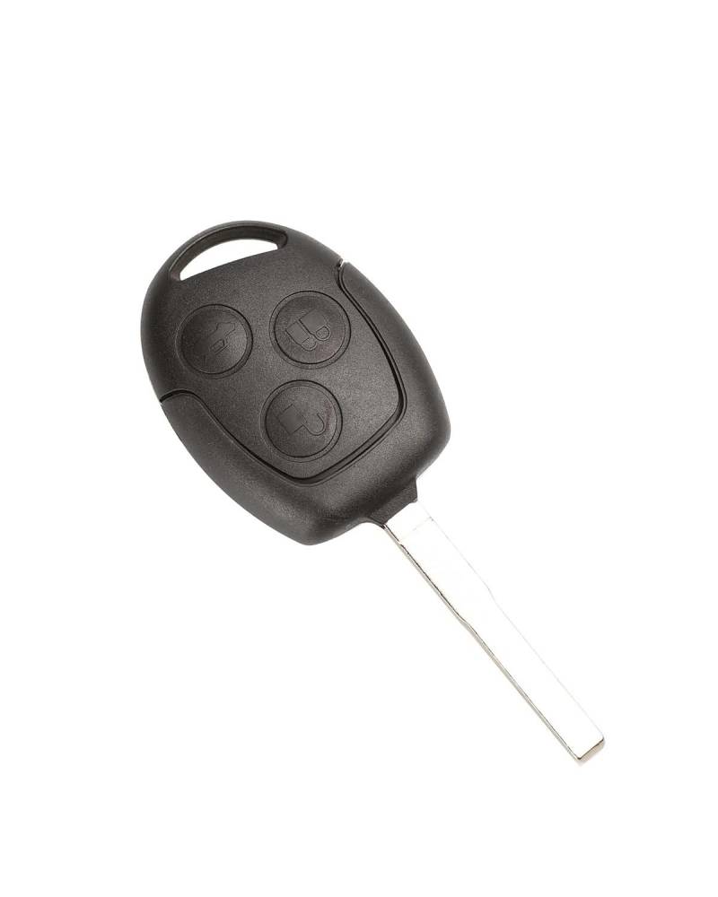 Funkschlüsseletui 3 Tasten Fernbedienung Autoschlüssel Shell Fall Fob Abdeckungen Für Ford Für Focus Für Mondeo Für Festiva Für Fusion Für Anzug Für Fiesta Für KA Autoschlüsselhülle(Hu101) von MSDDWL