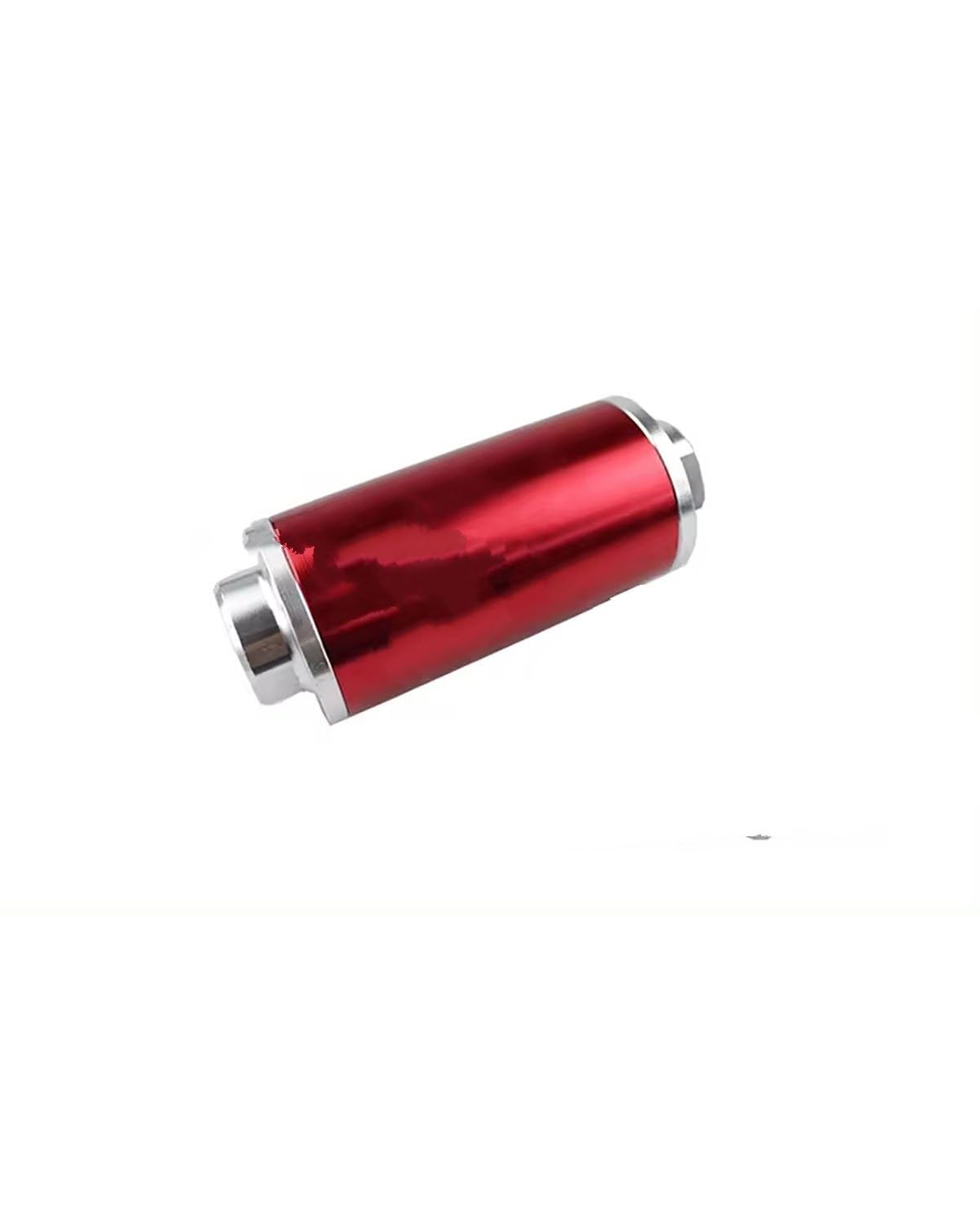 Kraftstofffilter Bereit Inline Aluminium Kraftstoff Filter AN6 AN8 AN10 Mit 100 Mikron Element Stahl SS Benzinfilter(Red) von MSDDWL