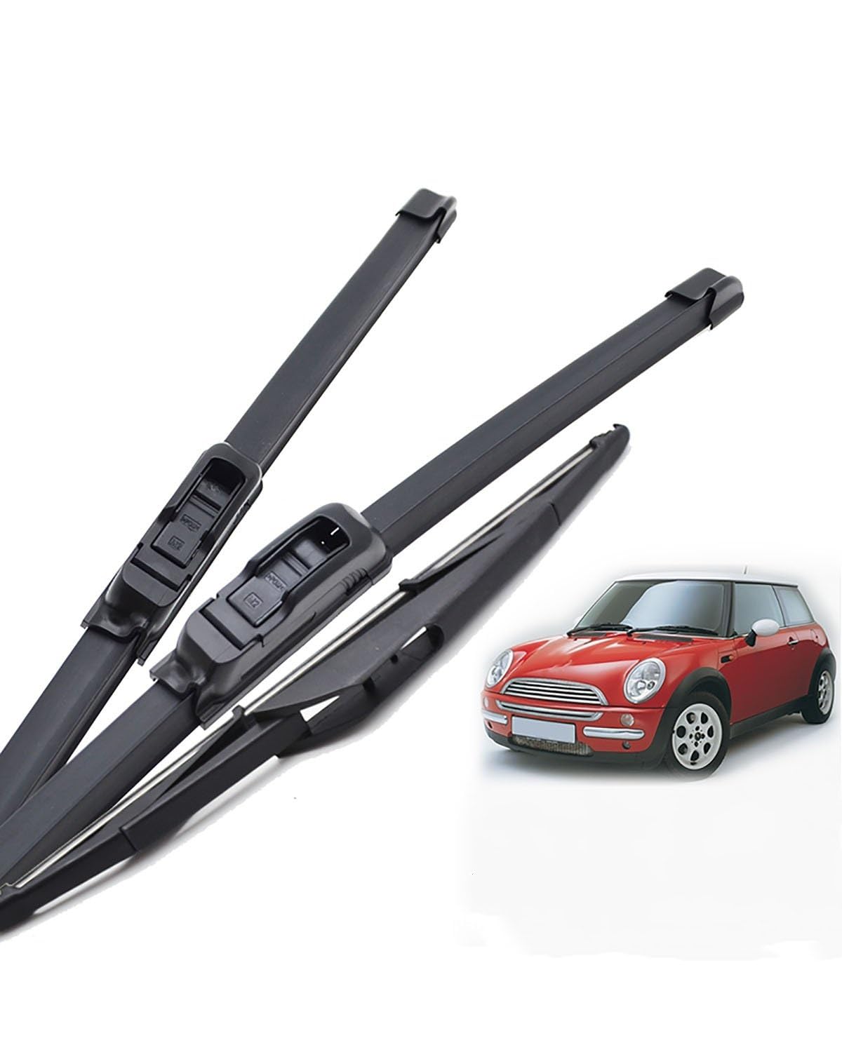 Scheibenwischerblätter Für Mini Für Cooper S One D Hatch R50 R53 2001 2002 2003 2004 Wischer Vorne Hinten Wischer Set Kit Windschutzscheibe Windschutz Fenster Wischerblätter von MSDDWL