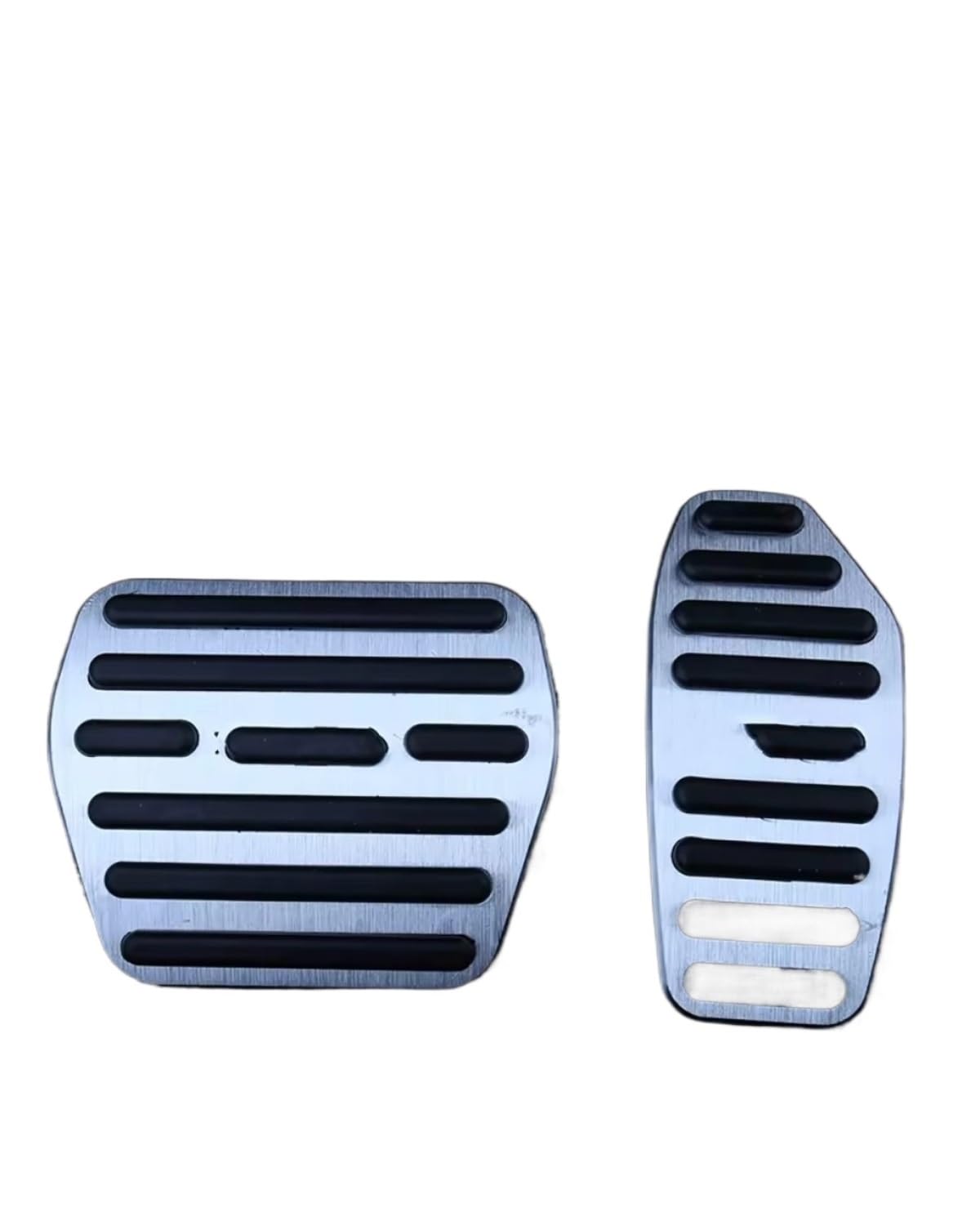 autopedal Aluminium Auto Gas Bremse Kupplung Pedal Pad Abdeckung Für X-Trail XTrail T32 T33 2014-2020 2021 2022 2023 bremspedalabdeckung(Silver at 2pcs) von MSDDWL