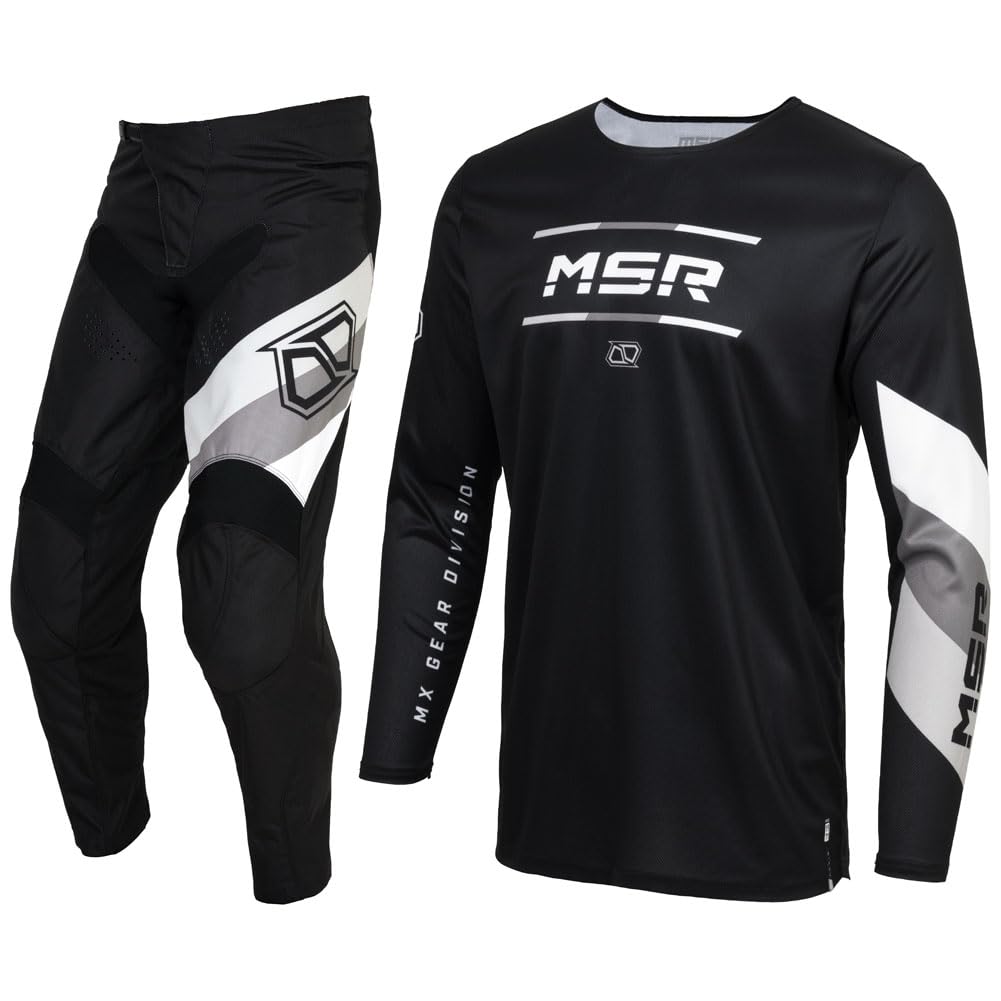 MSR™ Axxis Proto Jersey and Pant Combo Black Large Jersey, 86.4 cm Pant von MSR