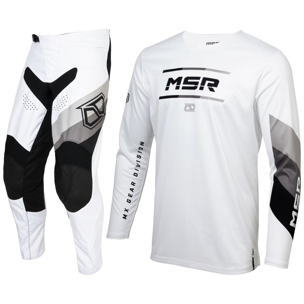 MSR™ Axxis Proto Jersey and Pant Combo White Large Jersey, 86.4 cm Pant von MSR