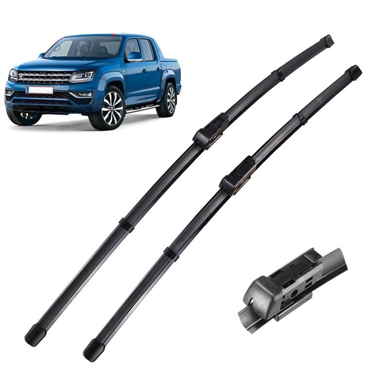 Scheibenwischer 24 '' + 24 '' LHD Frontwischerblätter Auto Windschutzscheibe Frontscheibenwischer Für VW Für Amarok 2013 -2015 2016 2017 2018 2019 2020 2021 von MSRAO