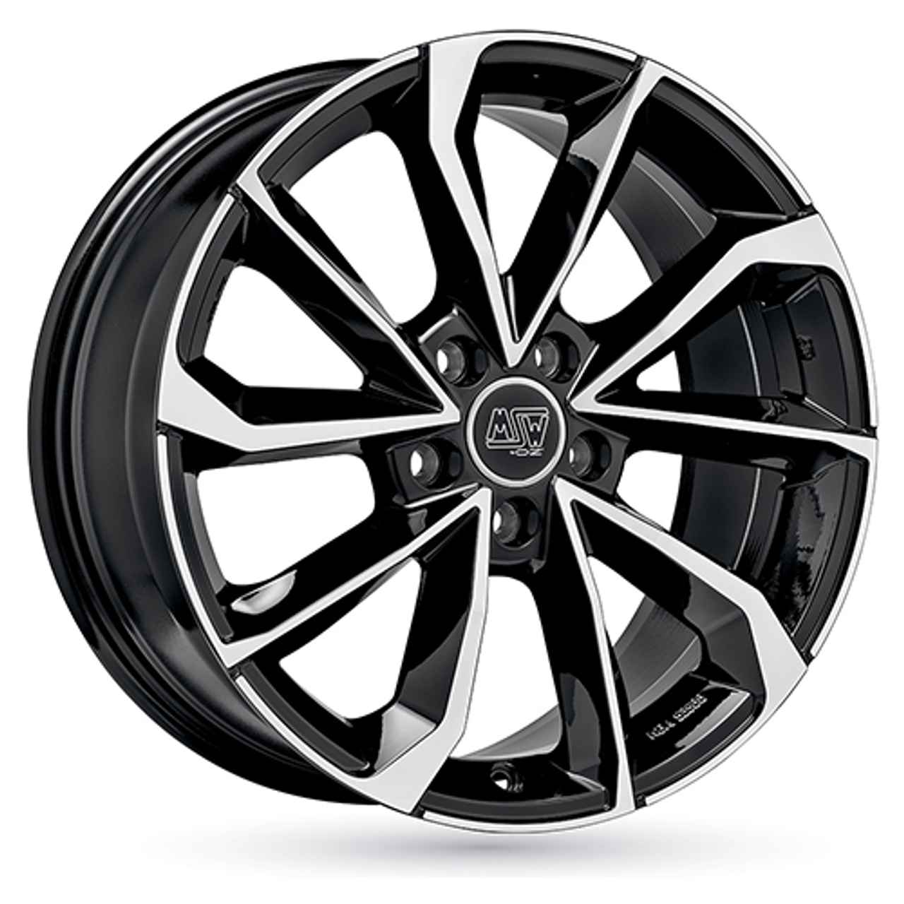 MSW (OZ) MSW 42 gloss black full polished 8.0Jx19 5x112 ET45 von MSW (OZ)