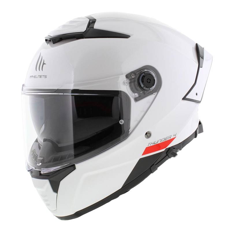 Helm MT Thunder 4 SV Solid Weiß Perlglanz M von MT HELMETS