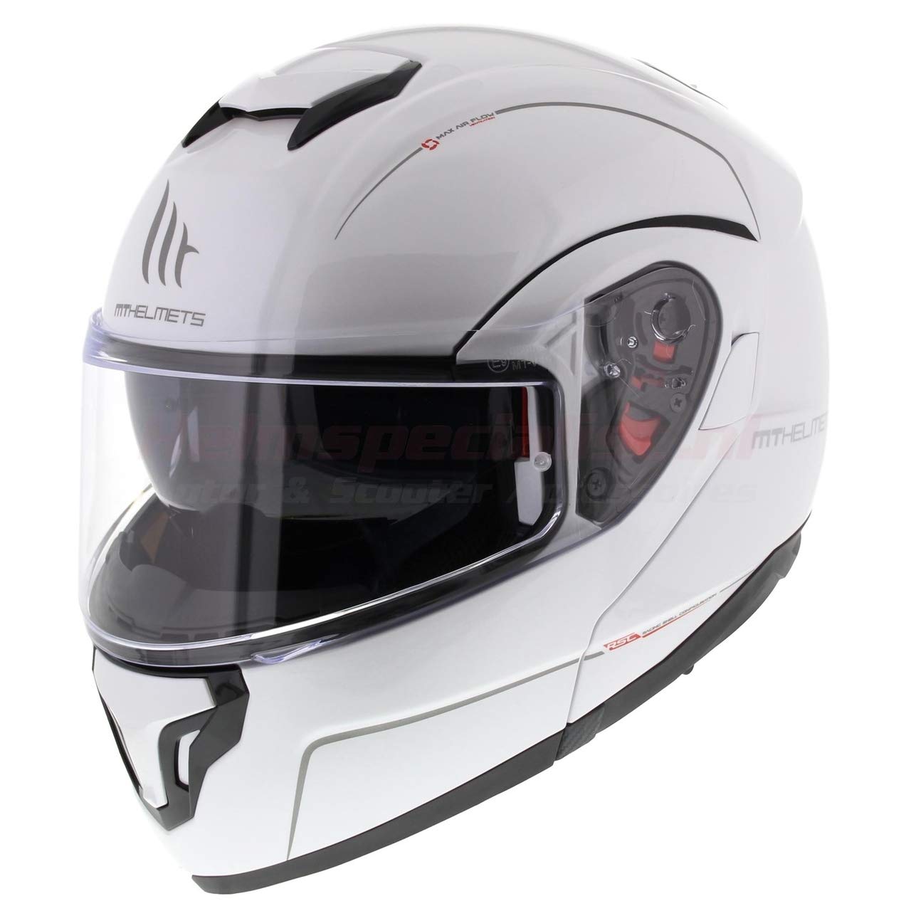 Mt Helmets Atom Sv Solid Gloss Pearl White M von MT HELMETS