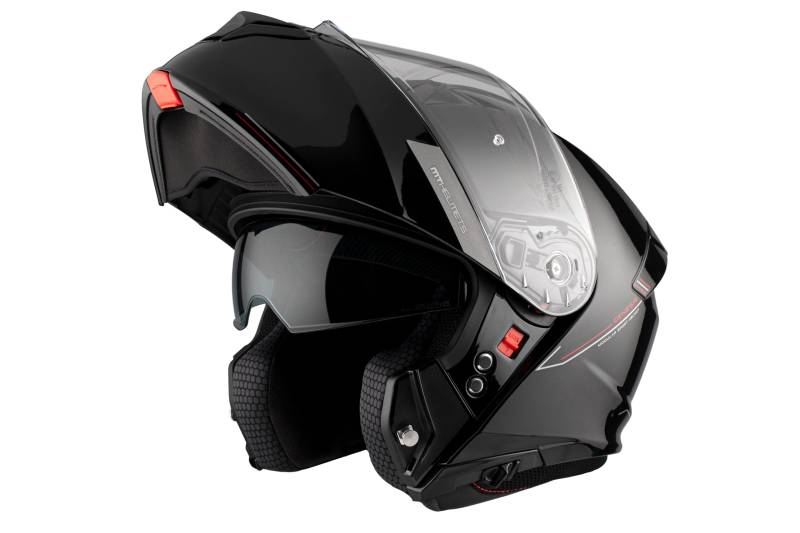 Helm MT Genesis SV Solide A1 schwarz glänzend L von MT