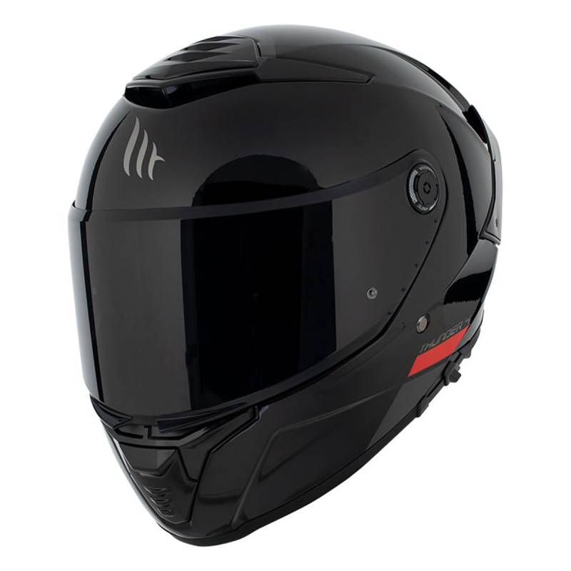 MT Thunder 4 SV Integralhelm Solid Glanz schwarz von MT