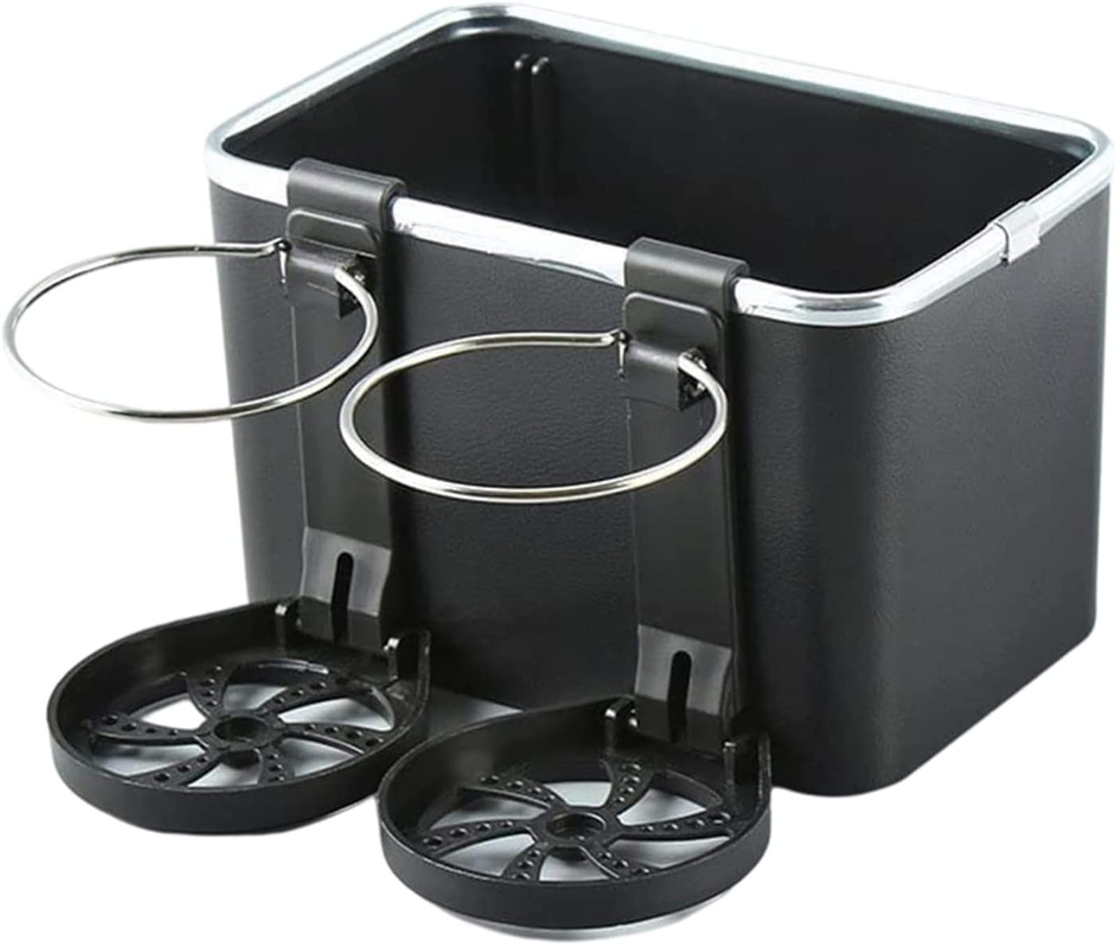 Auto-Armlehnen-Aufbewahrungsbox, Wasserbecherhalter, Upgrade-Auto-Organizer für Wasserbecher, multifunktionaler Autokonsolen-Seiten-Organizer, universeller DIY-Autositz-Organizer von MTDBAOD