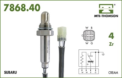 Mte-thomson Lambdasonde [Hersteller-Nr. 7868.40.050] für Subaru von MTE-THOMSON