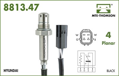 Mte-thomson Lambdasonde [Hersteller-Nr. 8813.47.022] für Hyundai, Kia von MTE-THOMSON