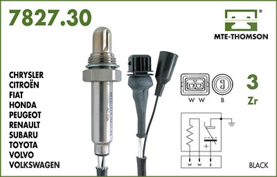 Mte-thomson Lambdasonde [Hersteller-Nr. 7827.30.090] für Daimler, Fiat, Jaguar, Lancia von MTE-THOMSON