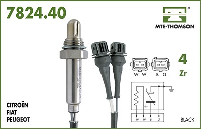 Mte-thomson Lambdasonde [Hersteller-Nr. 7824.40.150] für Citroën, Fiat, Peugeot, Renault von MTE-THOMSON