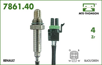 Mte-thomson Lambdasonde [Hersteller-Nr. 7861.40.050] für Renault von MTE-THOMSON